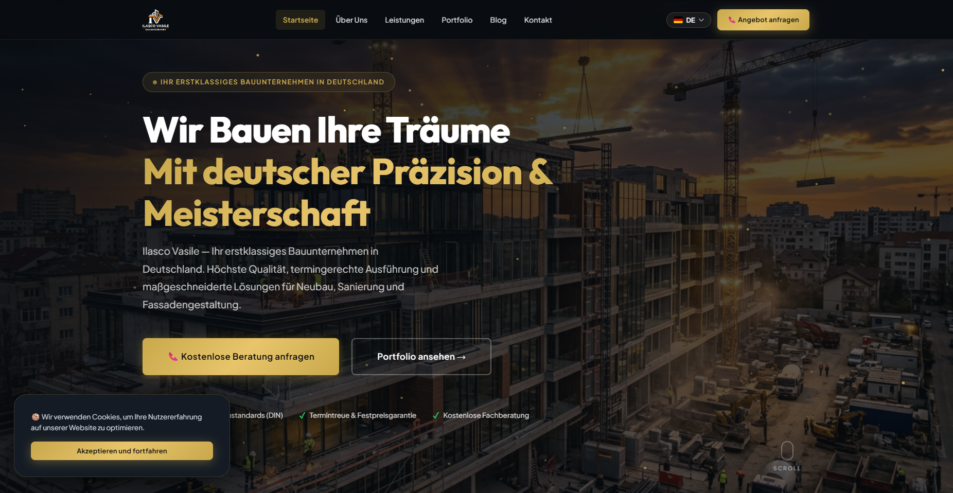 Professional Services Presentation Website - Ilasco-Vasile.de